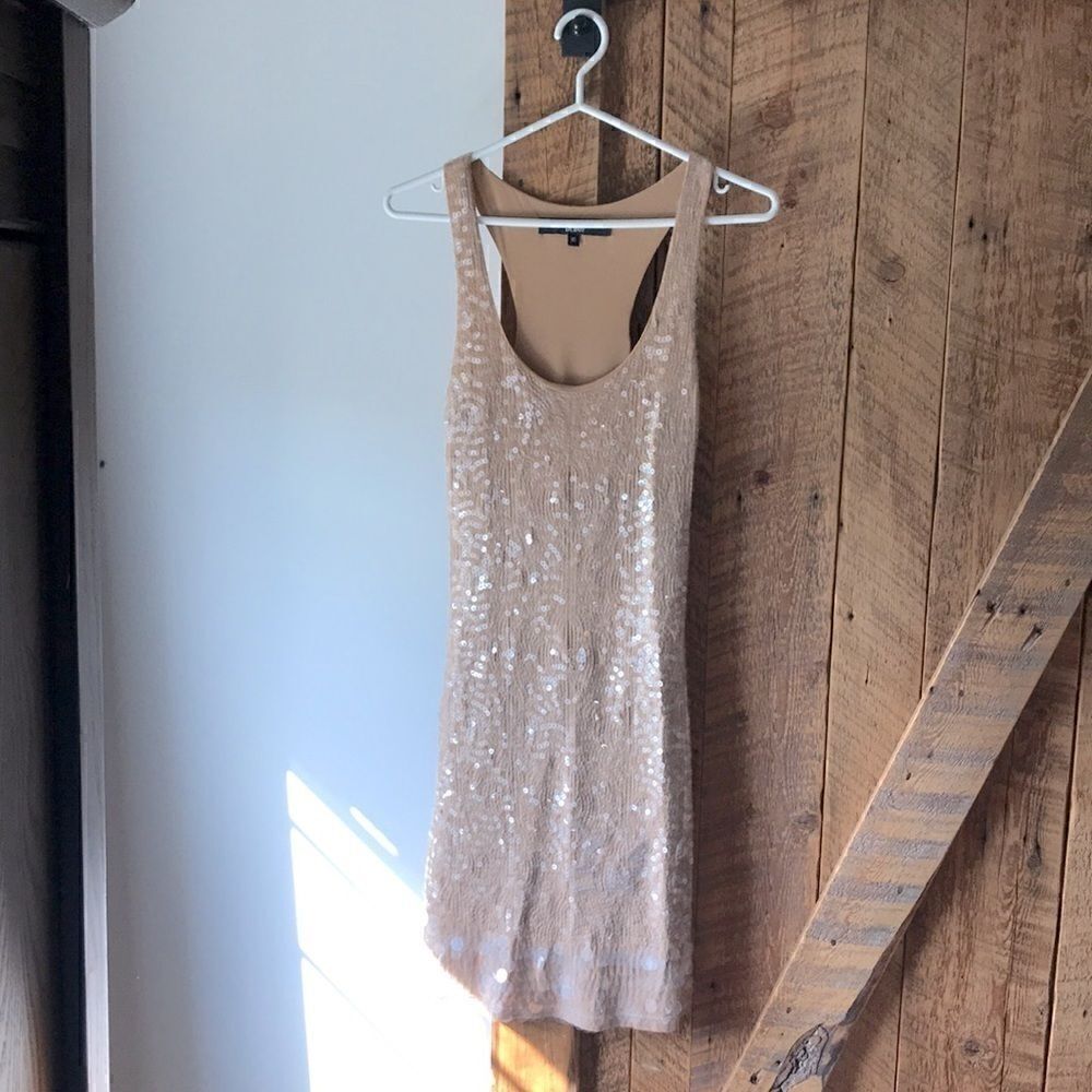 Bedo sequin mini dress. 
